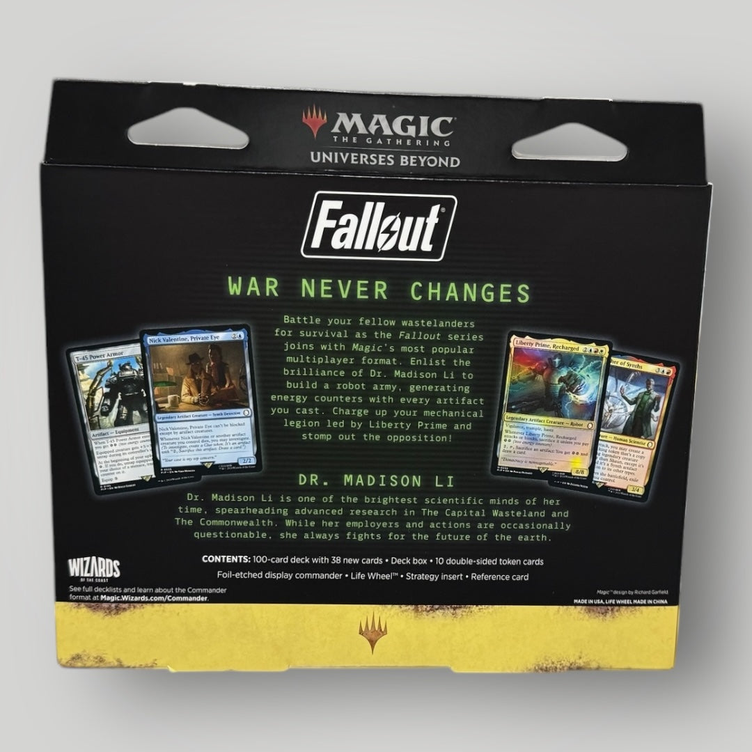 Universes Beyond-Fallout commander Deck (Science)