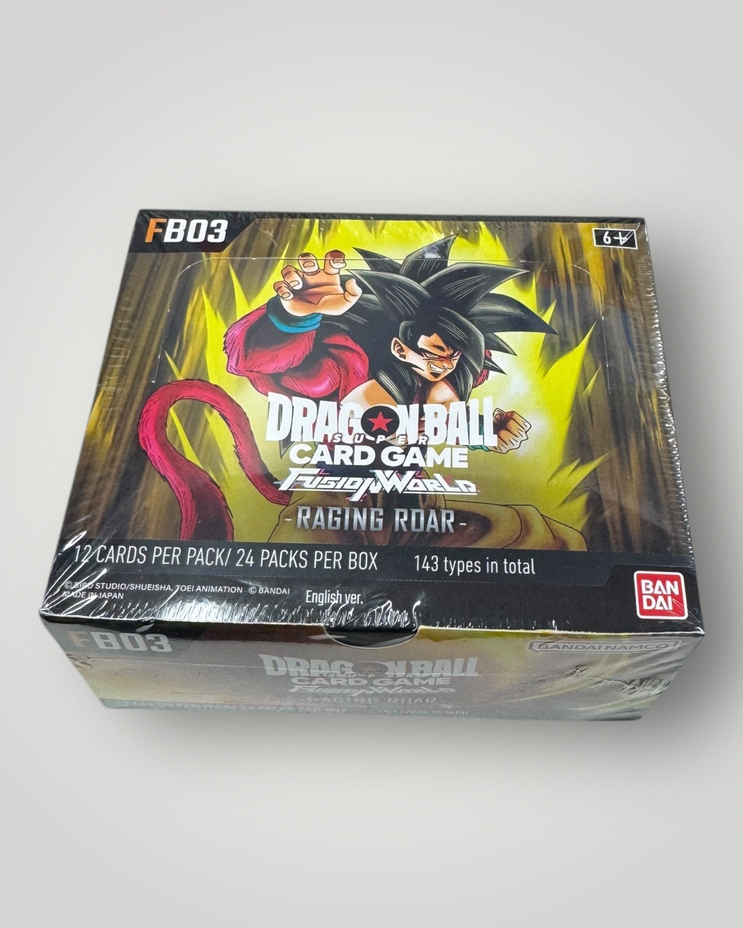 Dragon Ball Super Card Game Fusion World Raging War Booster Box